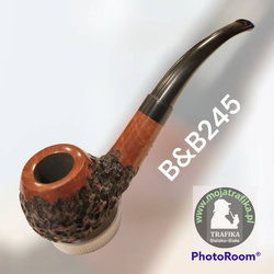Fajka z wrzośca B&B 245 Ryflowana