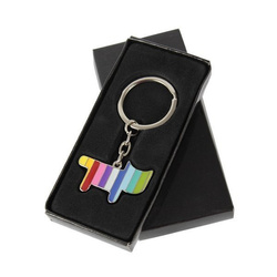 Brelok TĘCZOWY KOTEK Q114044