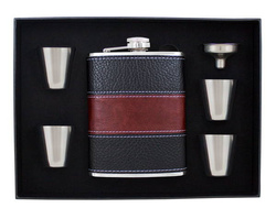 ZESTAW PIERSIÓWKA SKÓRKA 4 KIELISZKI LEJEK KW84K17