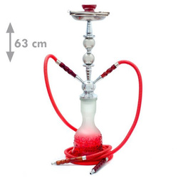Shisha Oasis Samira (wys.63, 2węże, czerwona) 24611