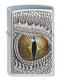 Zapalniczka Benzynowa Zippo 250004 Oko smoka- emblemat, High Polish Chrome(B)