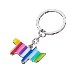 Brelok TĘCZOWY KOTEK Q114044