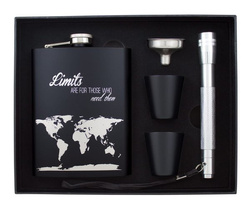 ZESTAW PIERSIÓWKA MAPA,LATARKA,2 KIELISZKI,LEJEK KW8L7