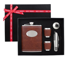 ZESTAW PIERSIÓWKA SKÓRKA SCYZORYK 2 KIELISZKI LEJEK KW8S29