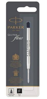 Wkład do długopisu Parker CZARNY QuinkFlow 1szt 1950367