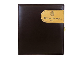 ZESTAW DO WINA "ROYAL TREASURE" W SKÓRZANYM PUDEŁKU GS030