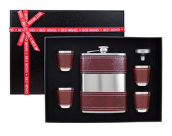 ZESTAW PIERSIÓWKA SKÓRKA 4 KIELISZKI LEJEK KW84K27