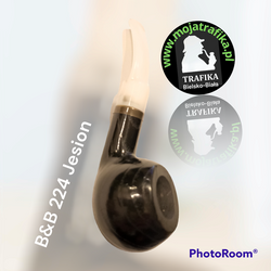 Fajka z Jesionu B&B Nr.224 Black&White