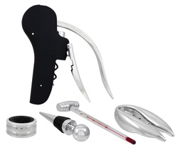 ZESTAW DO WINA "ROYAL TREASURE" W SKÓRZANYM PUDEŁKU GS030