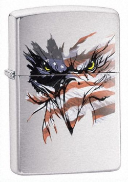 Zapalniczka Benzynowa Zippo Patriotic Vision Brushed Chrome 24068