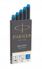 Naboje Parker standard - długie Jasnoniebieskie Zmywalne 5szt 1950383